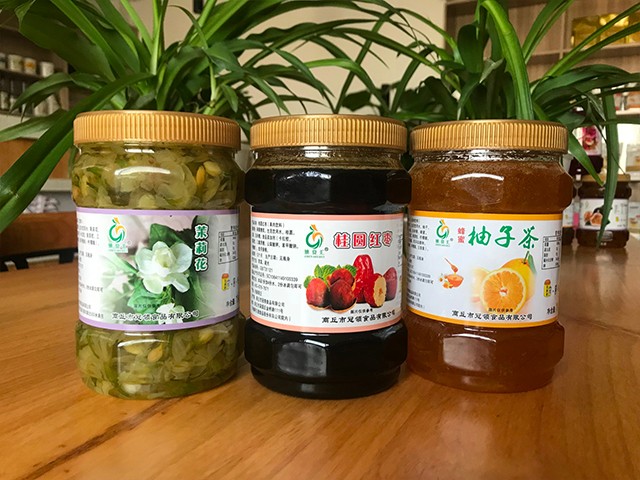 茉莉花花茶、桂圓紅棗花茶、柚子花茶